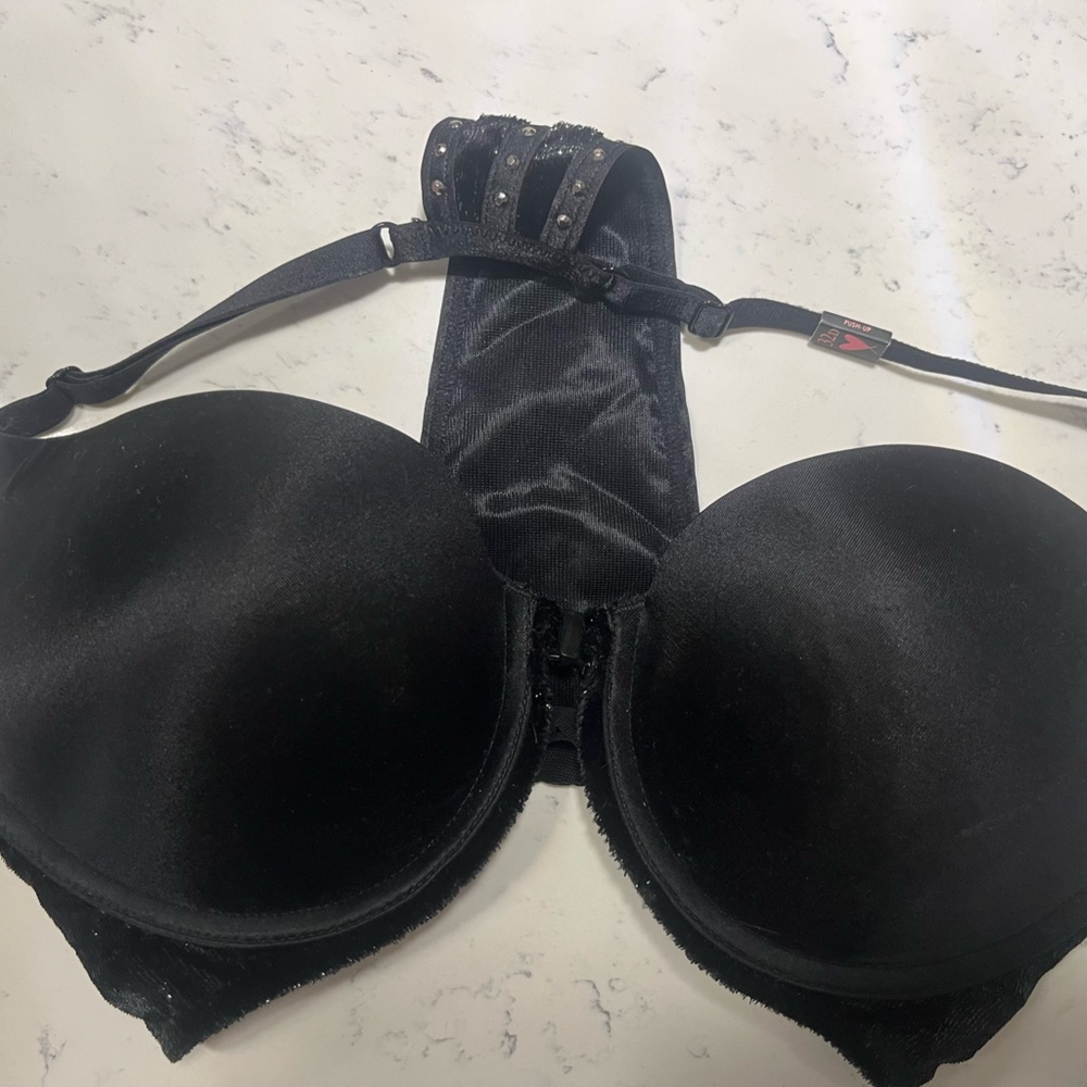 Victoria Secret Rhinestone Racerback with Front Closure